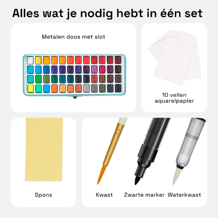 Aquarelverfset-2 Aquarelverfset - Afbeelding 2