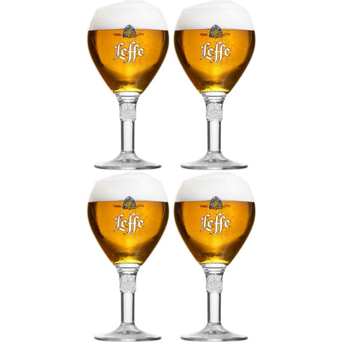 Leffe-Bierglazen-330-ml-Set-van-4 Leffe Bierglazen - 330 ml - Set van 4