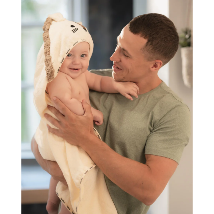 Bamboo-Baby-Hooded-Handdoek-Haai-3 Bamboo Baby Hooded Handdoek, Haai - Afbeelding 3