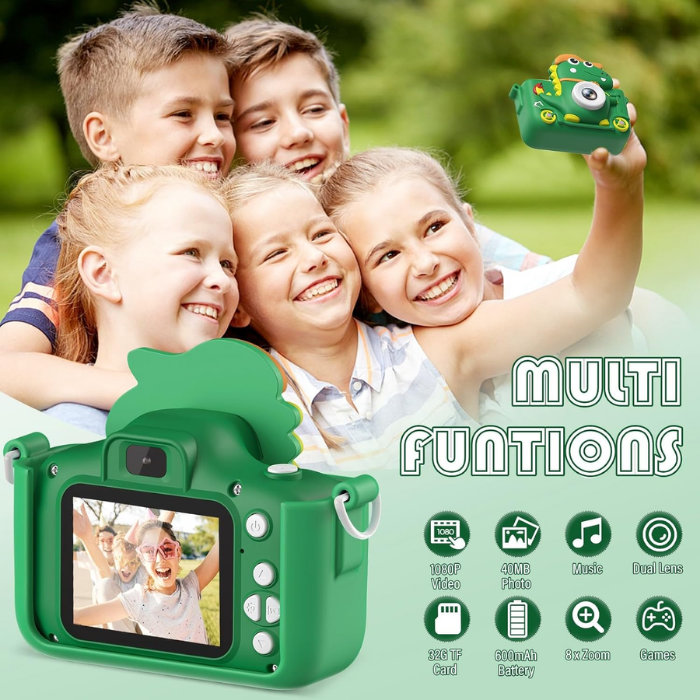 Digitale-kindercamera-Dinosaurus-2 Digitale kindercamera - Dinosaurus - Afbeelding 2