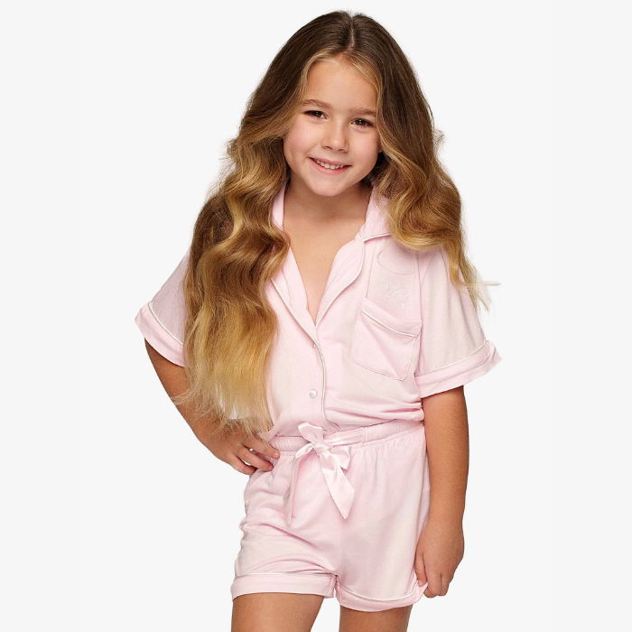 Pyjama-Modal-Baby-Pink-Kids-1 Pyjama Modal Baby Pink Kids