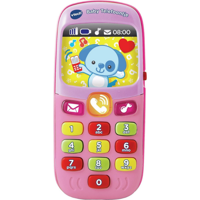 VTech-Baby-Telefoon-Roze-1 VTech Baby Telefoon Roze