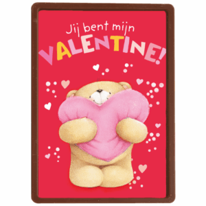 Valentijnskaart van Chocolade